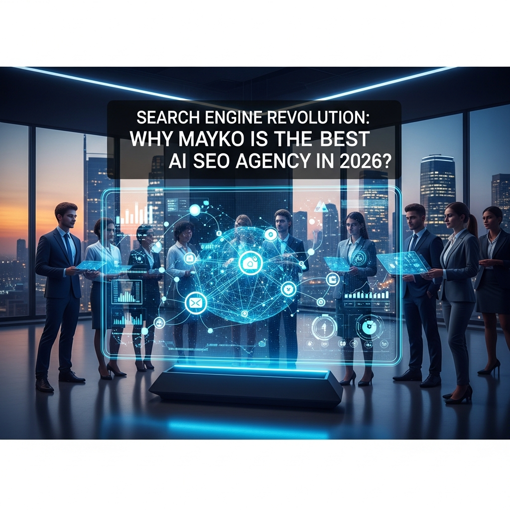 Nowoczesne pozycjonowanie AI w 2026 roku - zespół ekspertów Mayko analizuje dane z systemów Search Generative Experience.